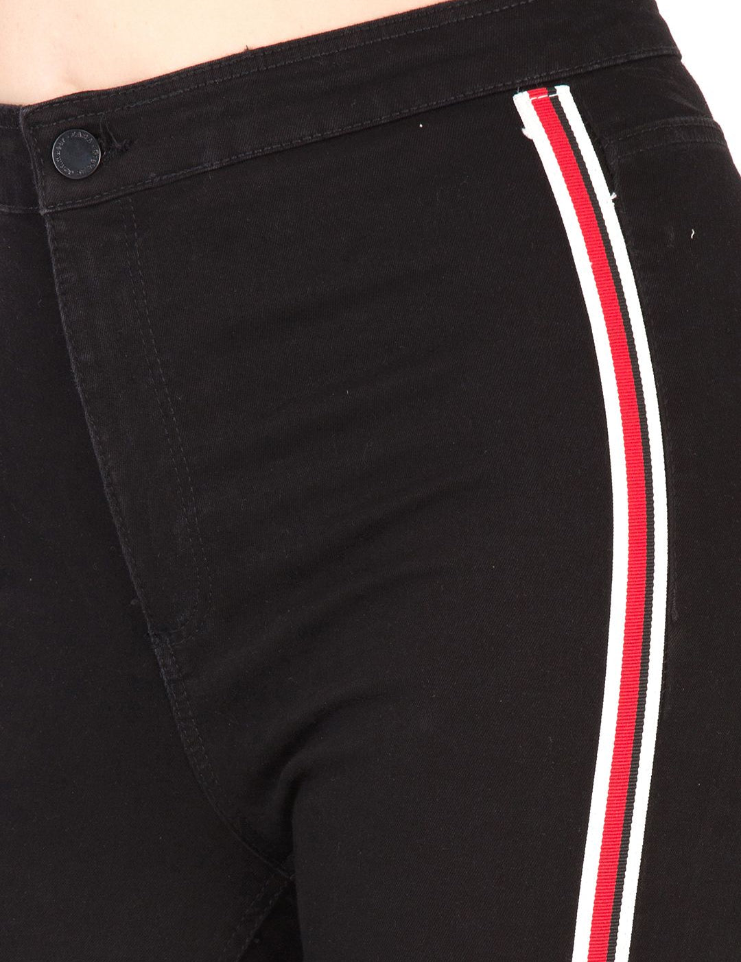 Kotty Women Black Skinny Fit High-Rise Clean Look Stretchable Jeans