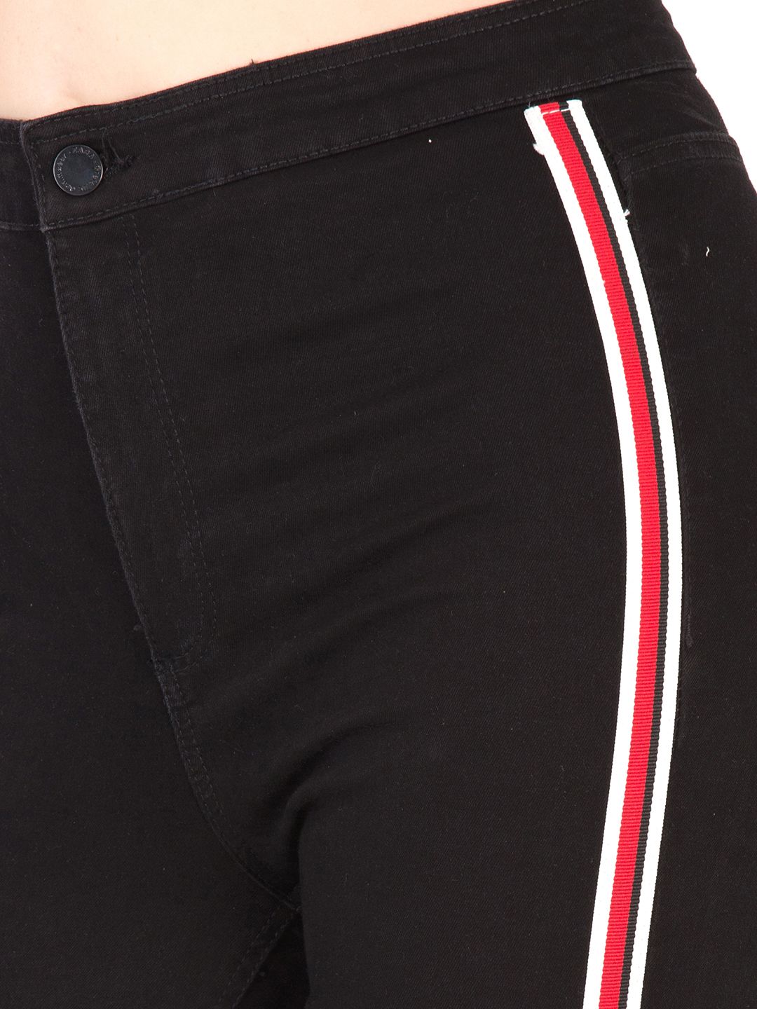 Kotty Women Black Skinny Fit High-Rise Clean Look Stretchable Jeans