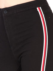 Kotty Women Black Skinny Fit High-Rise Clean Look Stretchable Jeans