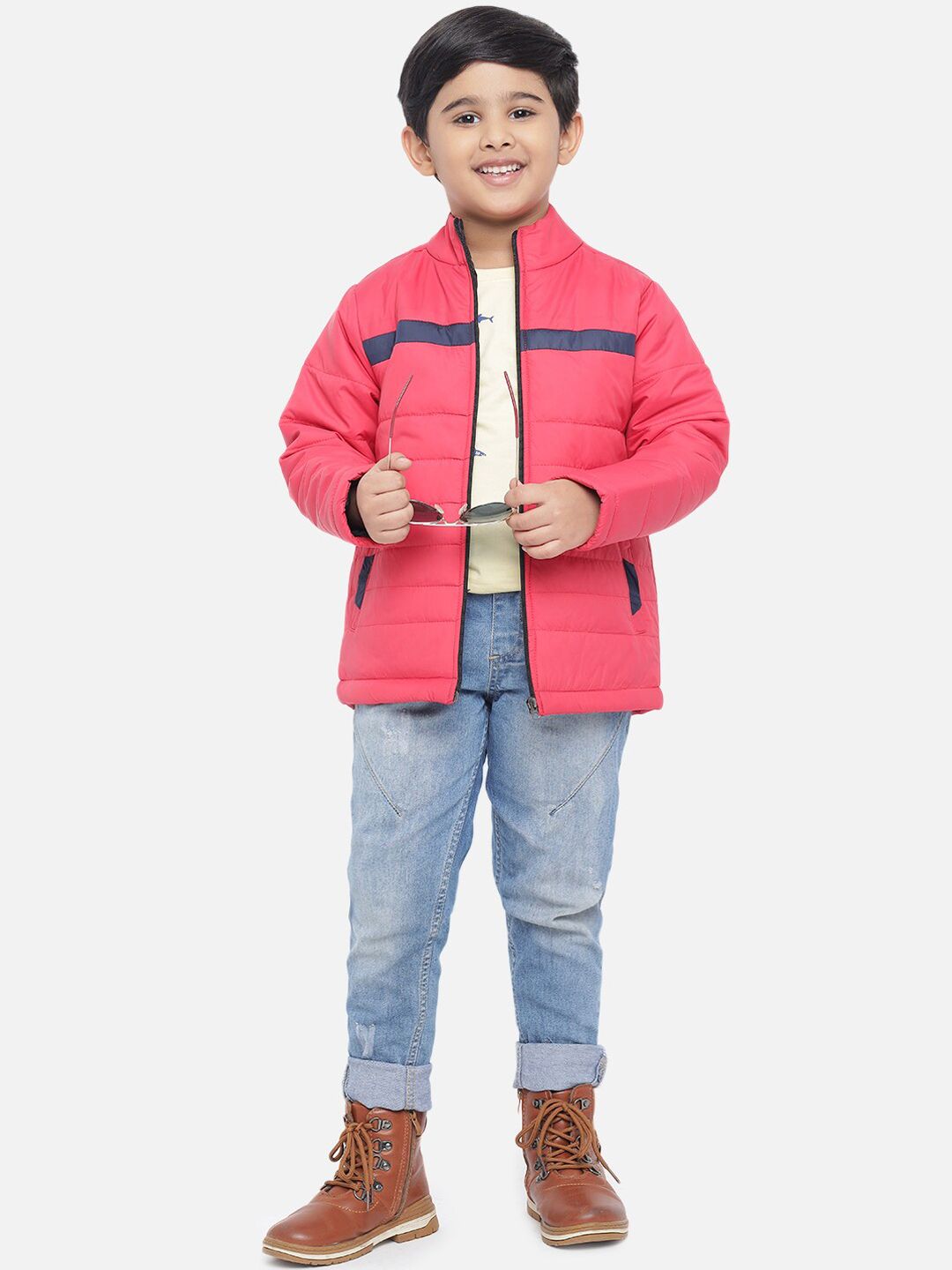 Kotty Boys Pink & Blue Lightweight Padded Jacket