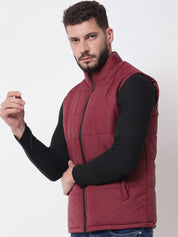 Kotty Men Maroon Outdoor Puffer Jacket