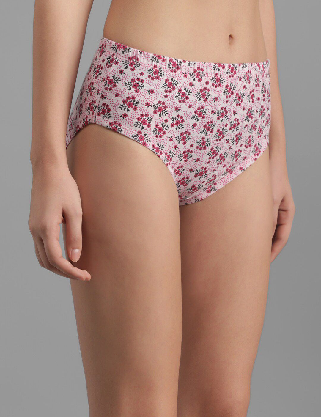 Kotty Women Pink & White Printed Hipster Briefs KTTWOMENSPANTY376