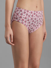 Kotty Women Pink & White Printed Hipster Briefs KTTWOMENSPANTY376
