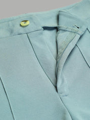 KOTTY BIZwear Basics Women Relaxed Straight Leg Straight Fit High-Rise Easy Wash Trousers