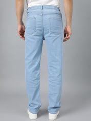Kotty Men Blue Jean Fit Low-Rise Stretchable Jeans