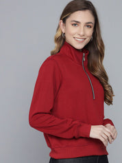 Kotty Women Maroon Sweatshirt