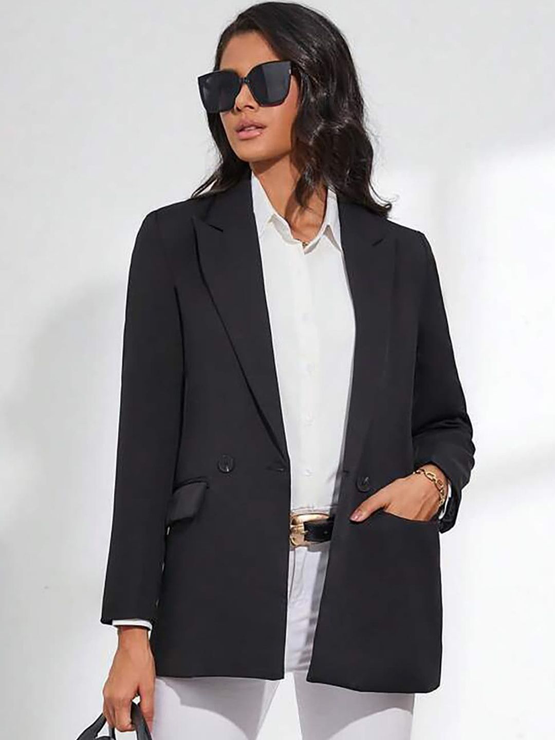 KOTTY BIZwear Double-Breasted Casual Blazer