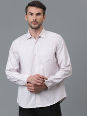 Kotty White Micro Ditsy Printed Spread Collar Casual Shirt