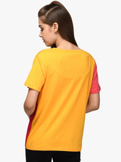 Kotty Women Pack Of 2 Colourblocked Round Neck T-shirt