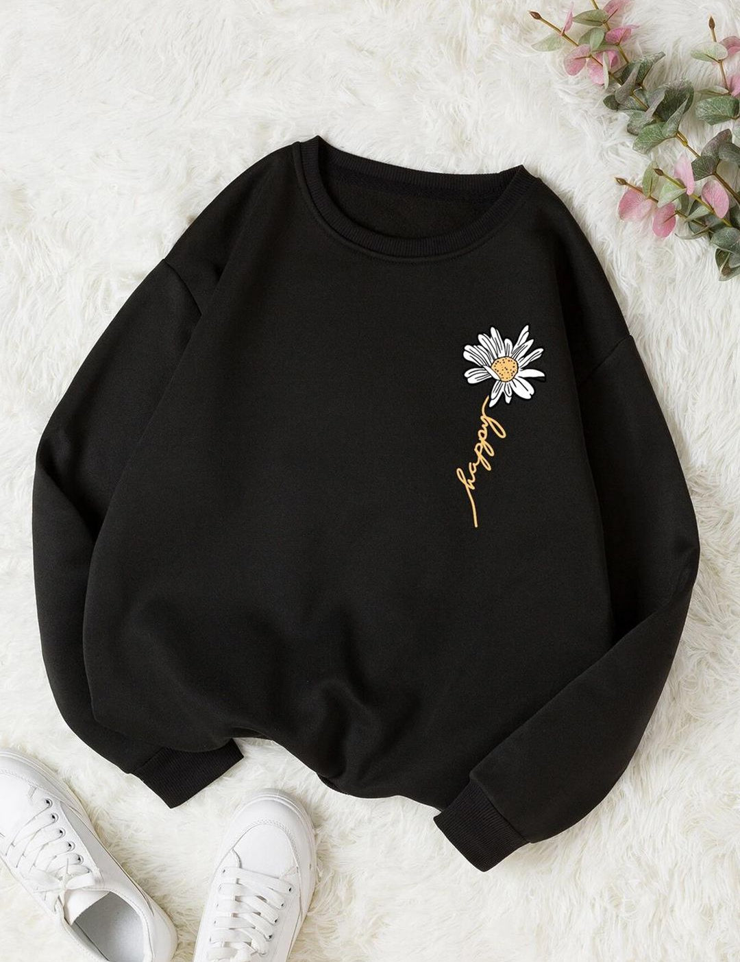 Kotty Round Neck Cotton Sweatshirt