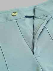 CURVE BY KOTTY BIZwear Women Relaxed Straight Leg Straight Fit High-Rise Easy Wash Trousers