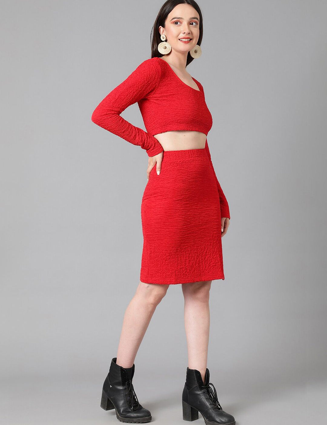 Kotty Self Design Top & Skirt Co-Ords