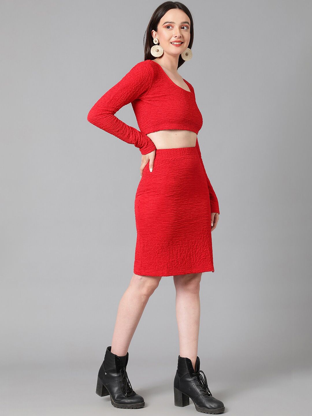 Kotty Self Design Top & Skirt Co-Ords