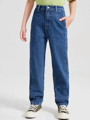 Kotty Boys Jean Mildly Distressed Stretchable Cotton Jeans