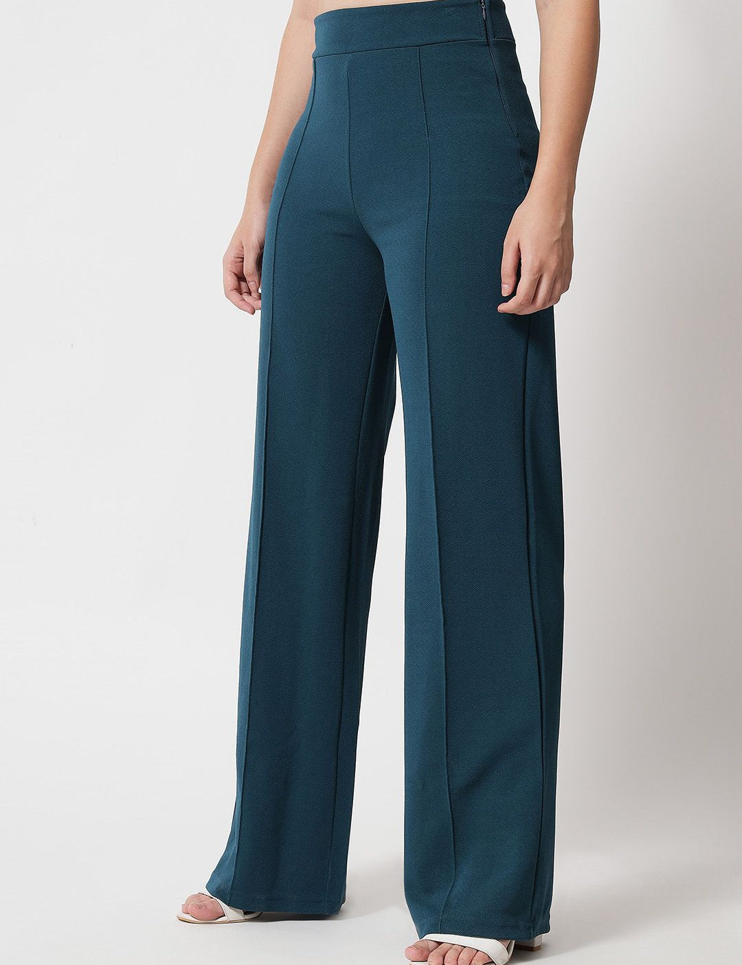 Kotty Women Pack Of 2 Relaxed Straight Leg Easy Wash Straight Fit Parallel Trousers