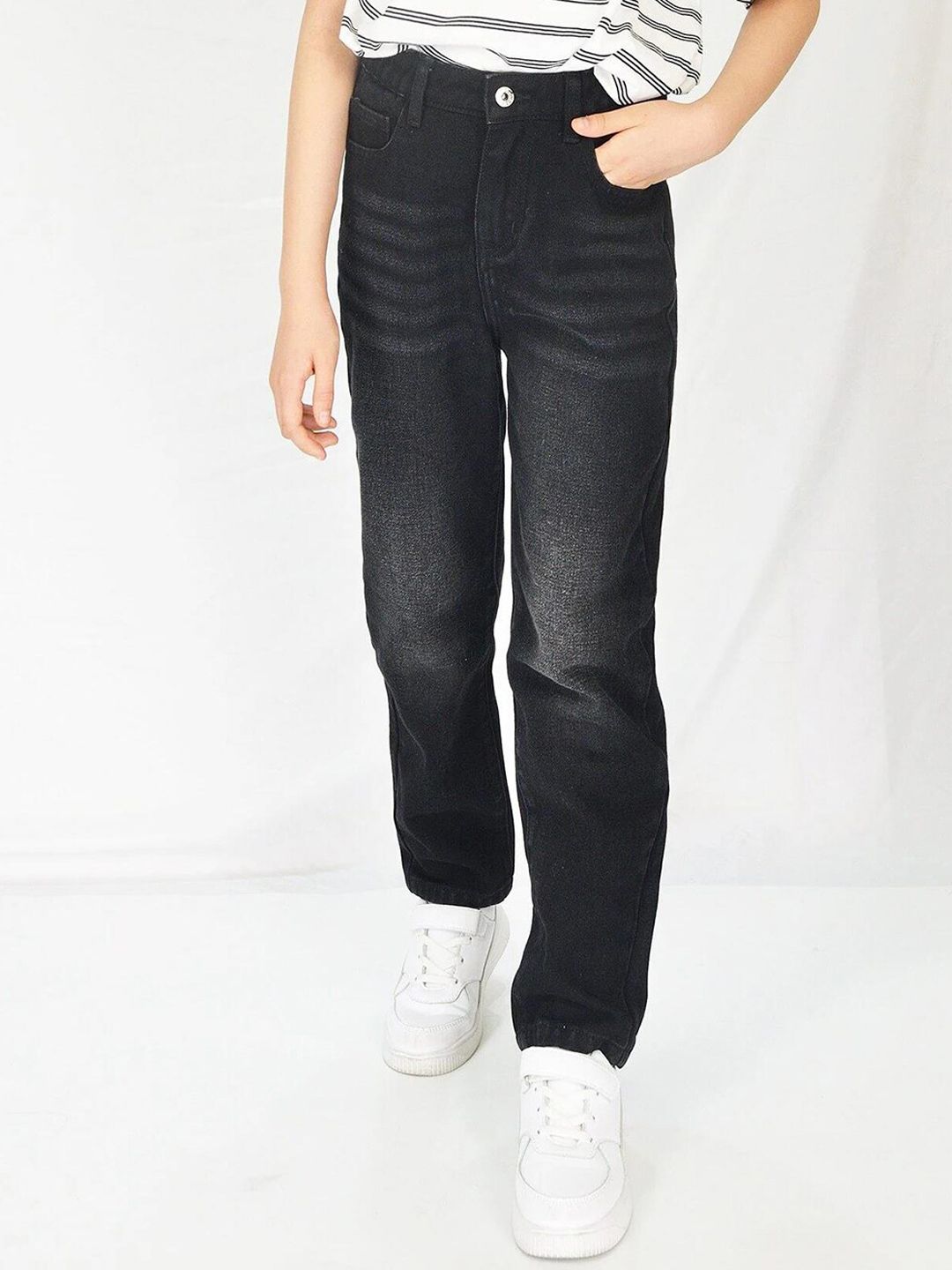 Kotty Boys Jean Low Distress Light Fade Stretchable Cotton Jeans