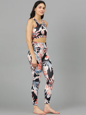 Kotty Round Neck Sleeveless Printed Night suit