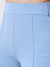 Kotty Women Pack Of 2 Relaxed Straight Leg High-Rise Easy Wash Parallel Trousers