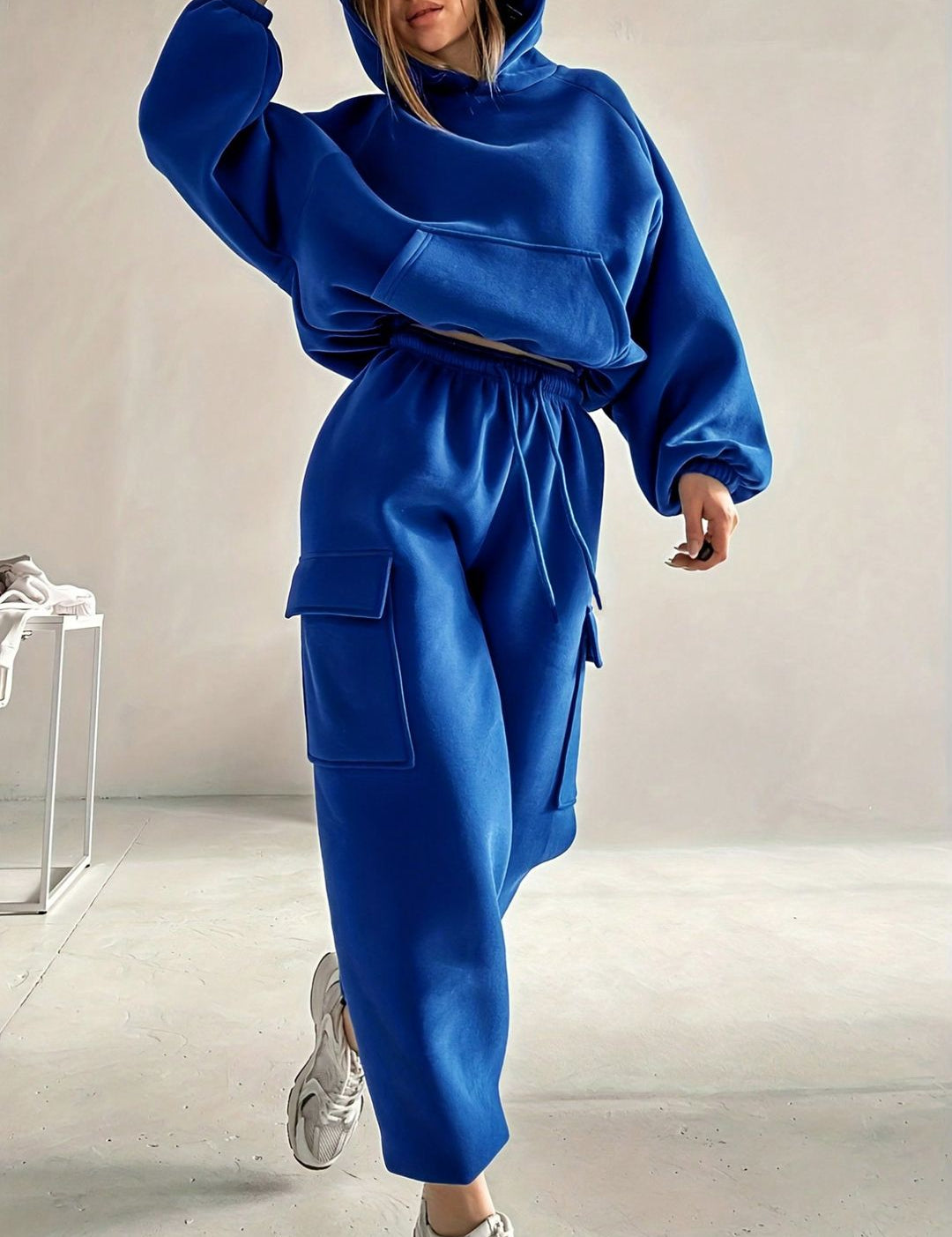 Kotty Blue Hooded Fleece Co-Ords