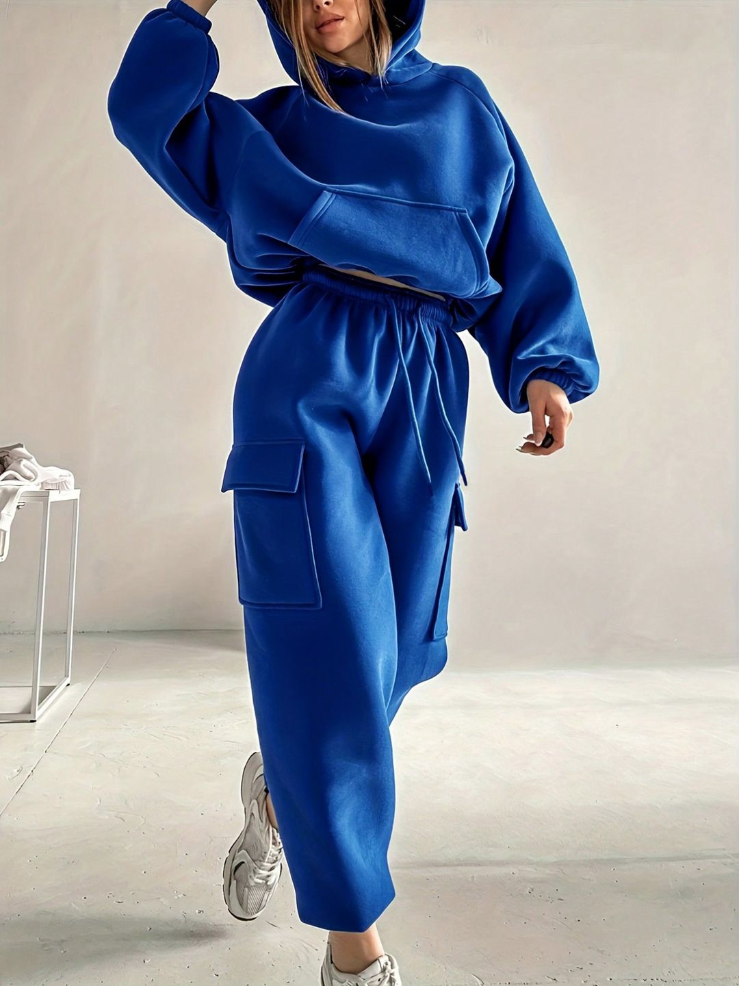 Kotty Blue Hooded Fleece Co-Ords