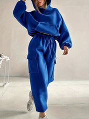 Kotty Blue Hooded Fleece Co-Ords