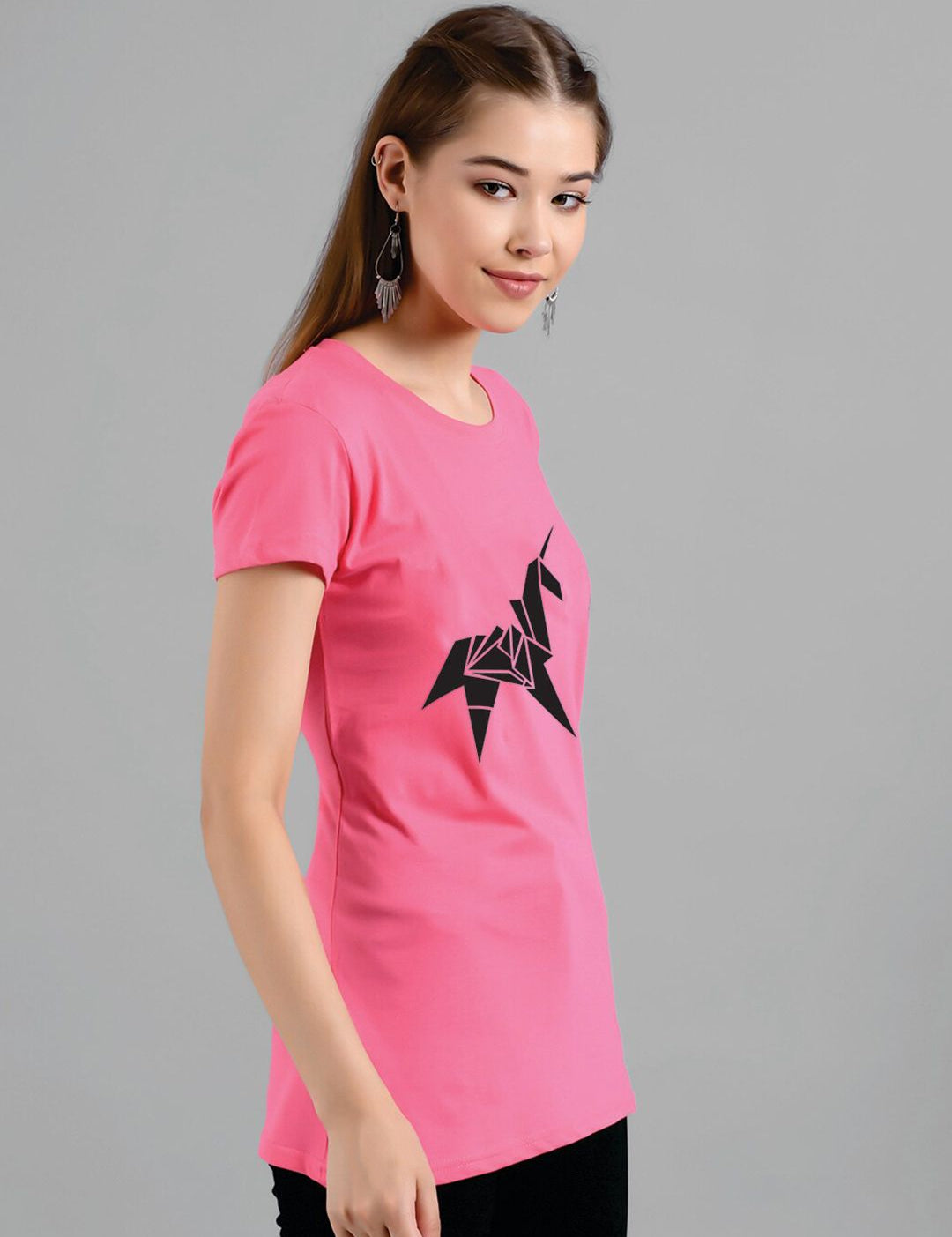 Kotty Graphic Printed Yoga T-shirt