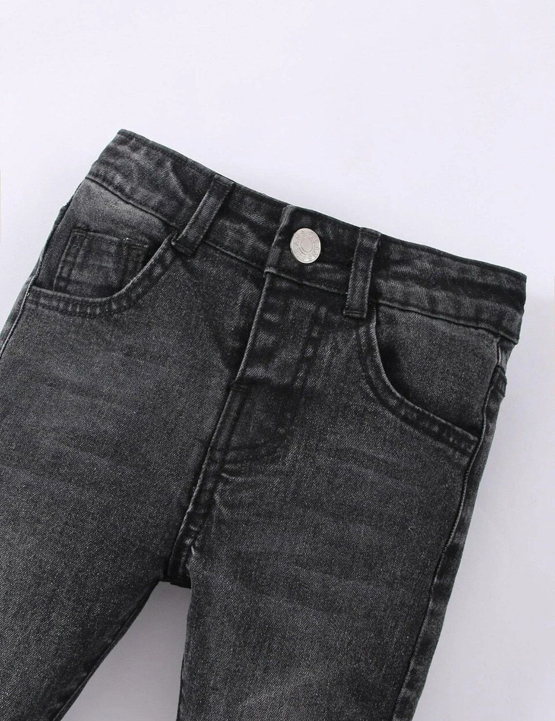 Kotty Boys Black Jean Straight Fit Light Fade Jeans