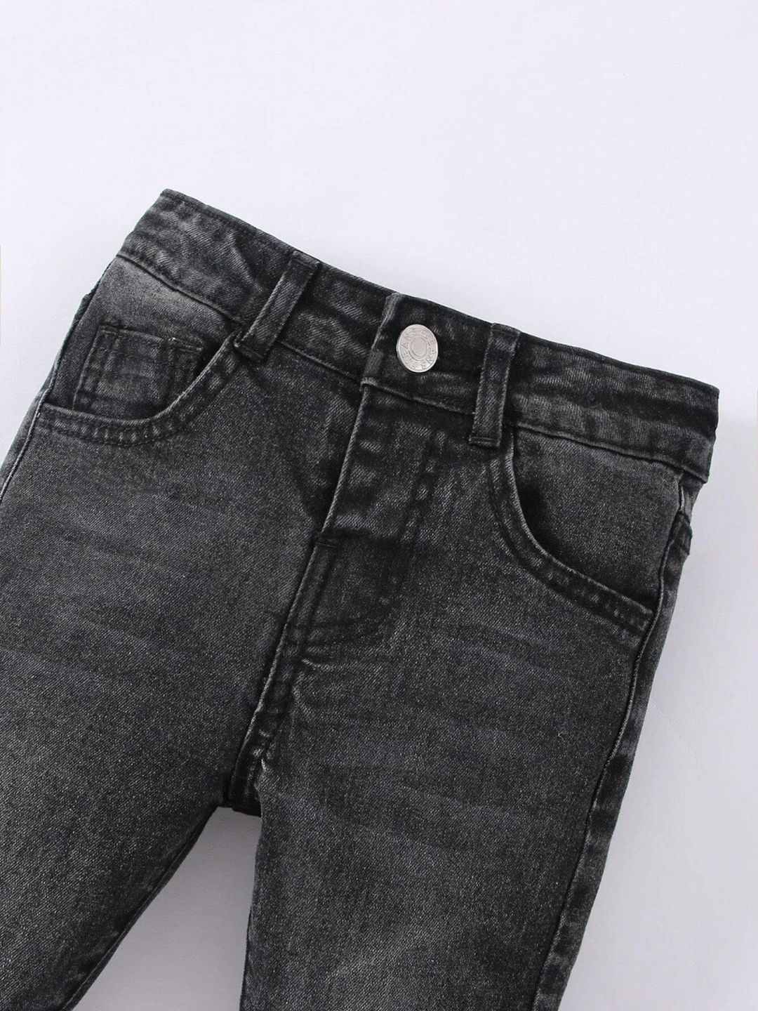 Kotty Boys Black Jean Straight Fit Light Fade Jeans