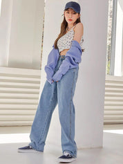 KOTTY Basics Women Jean Straight Fit High-Rise Stretchable Jeans