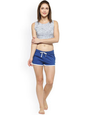Kotty Women Low-Rise Slim Fit Gym Cotton Shorts