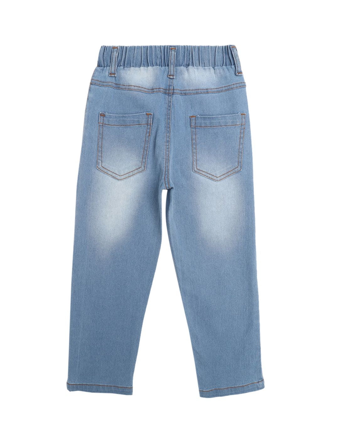 Kotty Girls Blue Mid Rise Light Fade Jeans