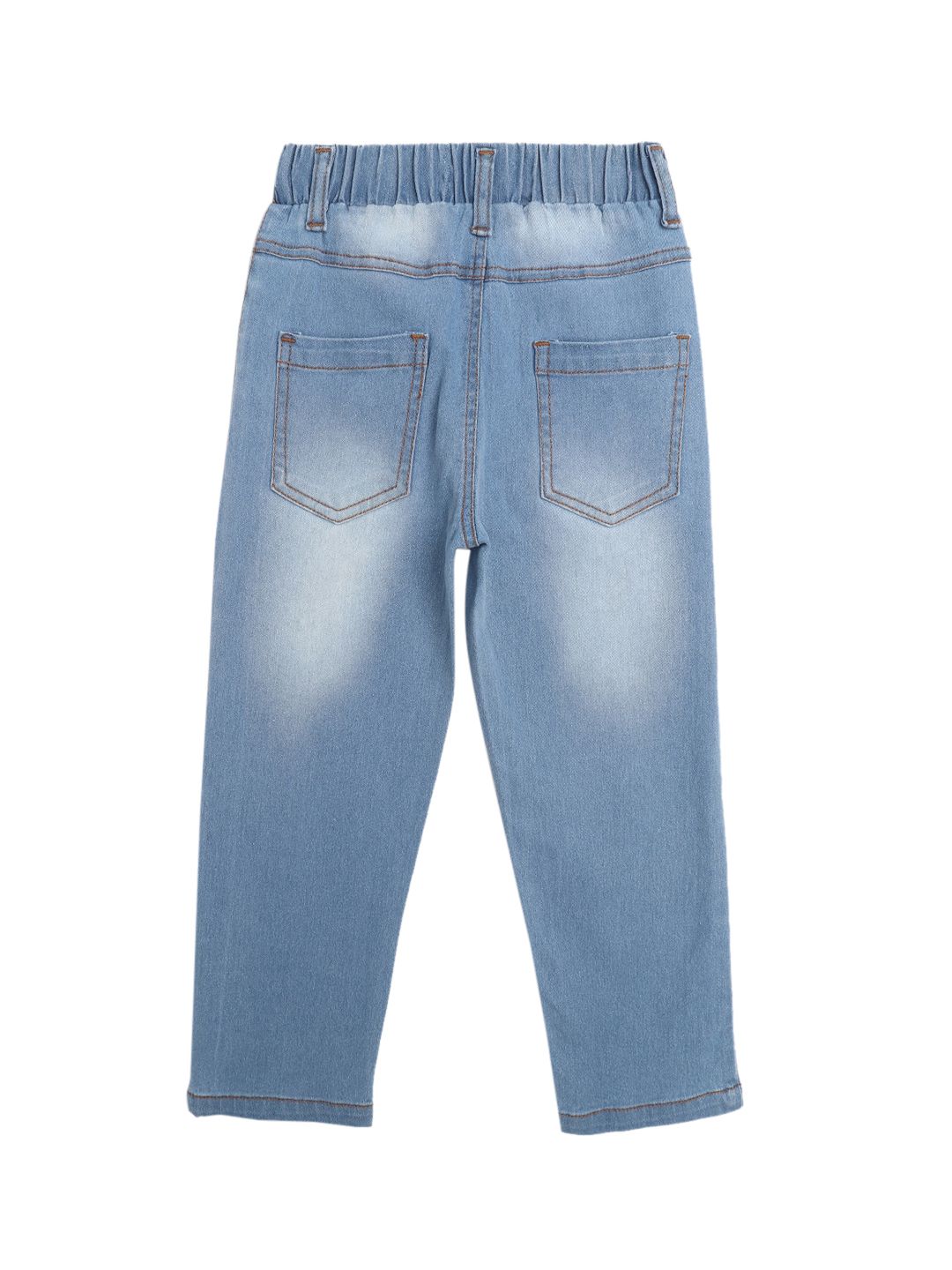 Kotty Girls Blue Mid Rise Light Fade Jeans