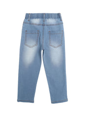 Kotty Girls Blue Mid Rise Light Fade Jeans