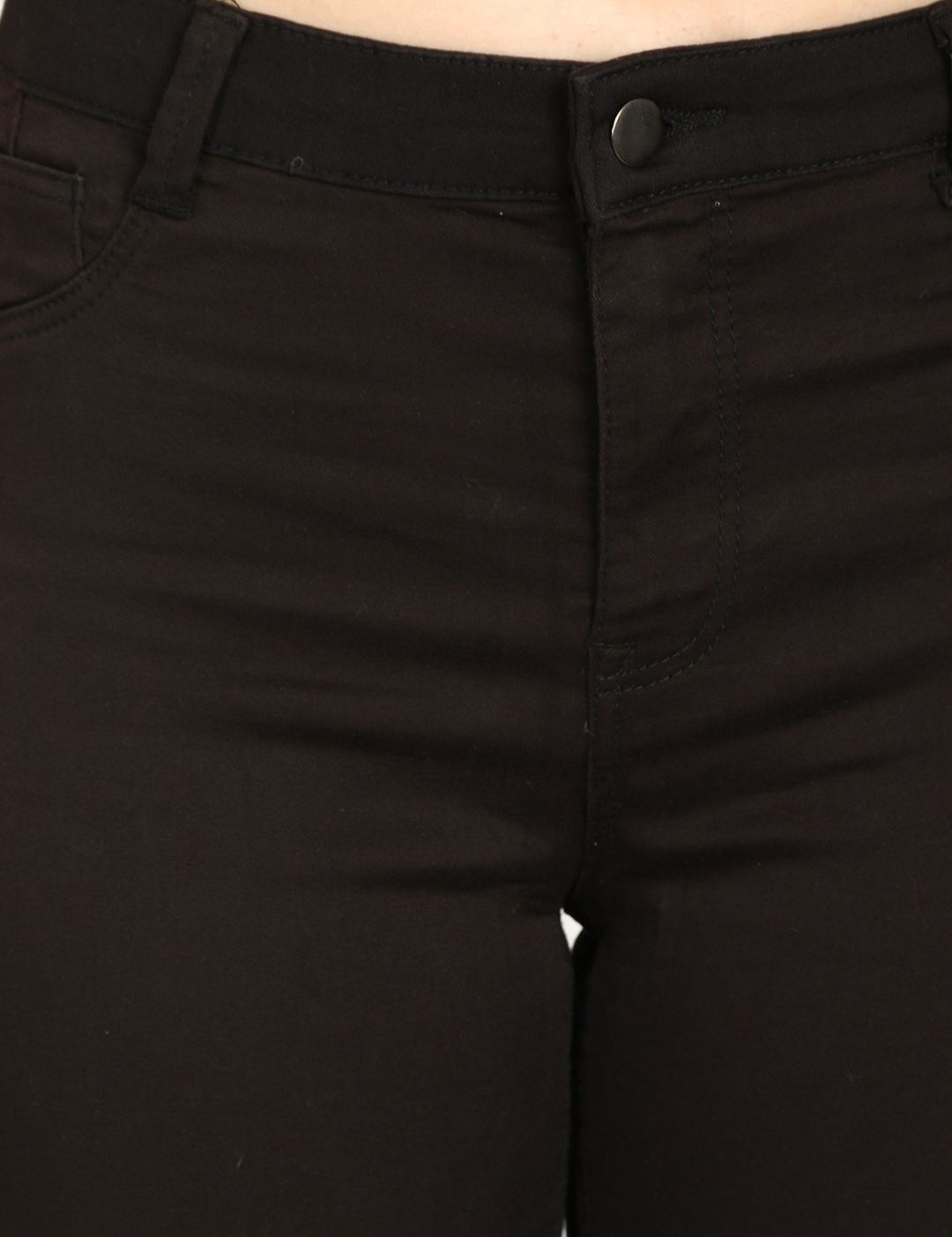 Kotty Women Black Skinny Fit High-Rise Clean Look Stretchable Jeans