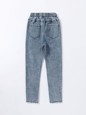 Kotty Girls Blue & White Jean Light Fade Jeans
