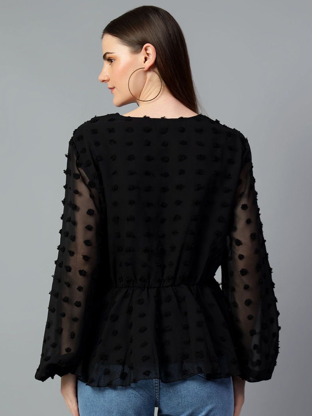 Kotty Women Solid V-Neck Top