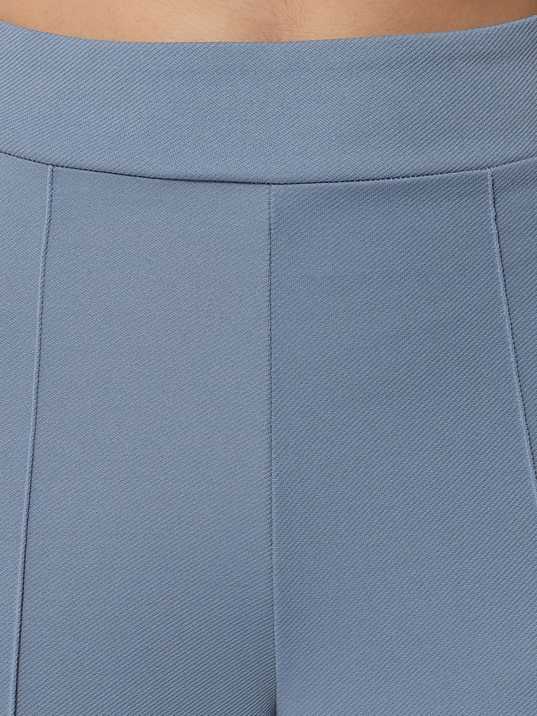 Kotty Women Straight Fit High-Rise Easy Wash Parallel Trousers