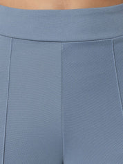 Kotty Women Straight Fit High-Rise Easy Wash Parallel Trousers