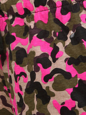 Kotty Women Pink & Black Printed Lounge Shorts KTTSLEEPSHORTS176