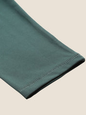 Kotty Women Green High-Rise Sports Bra & Tights