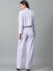 KOTTY BIZwear Basics Shirt Collar Coat With Trousers Co-Ords