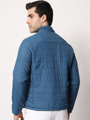 Kotty Men Blue Outdoor Puffer Jacket