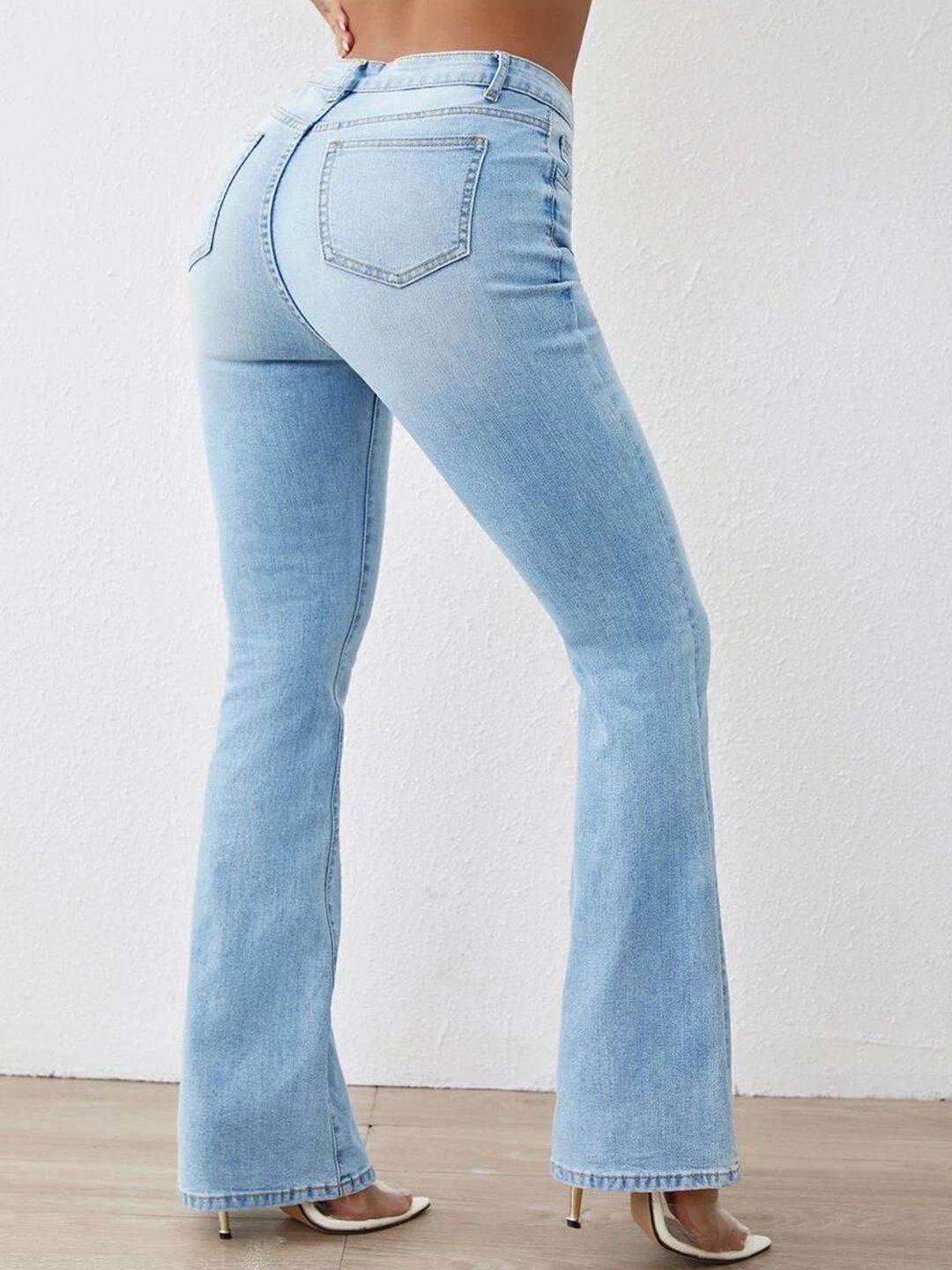 Kotty Women Bootcut High-Rise Stretchable Jeans