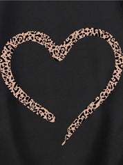 Kotty Women Graphic Printed Fleece Pullover Sweatshirt