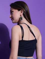 Kotty Women Solid One Shoulder Top