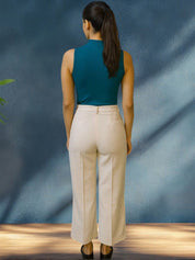 Kotty Women High-Rise Easy Wash Pleated Trousers