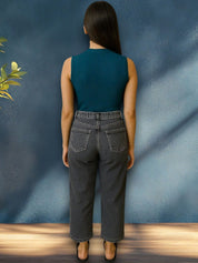 Kotty Women Regular Fit High-Rise Faded Stretchable Jeans