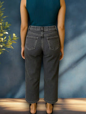 Kotty Women Regular Fit High-Rise Faded Stretchable Jeans