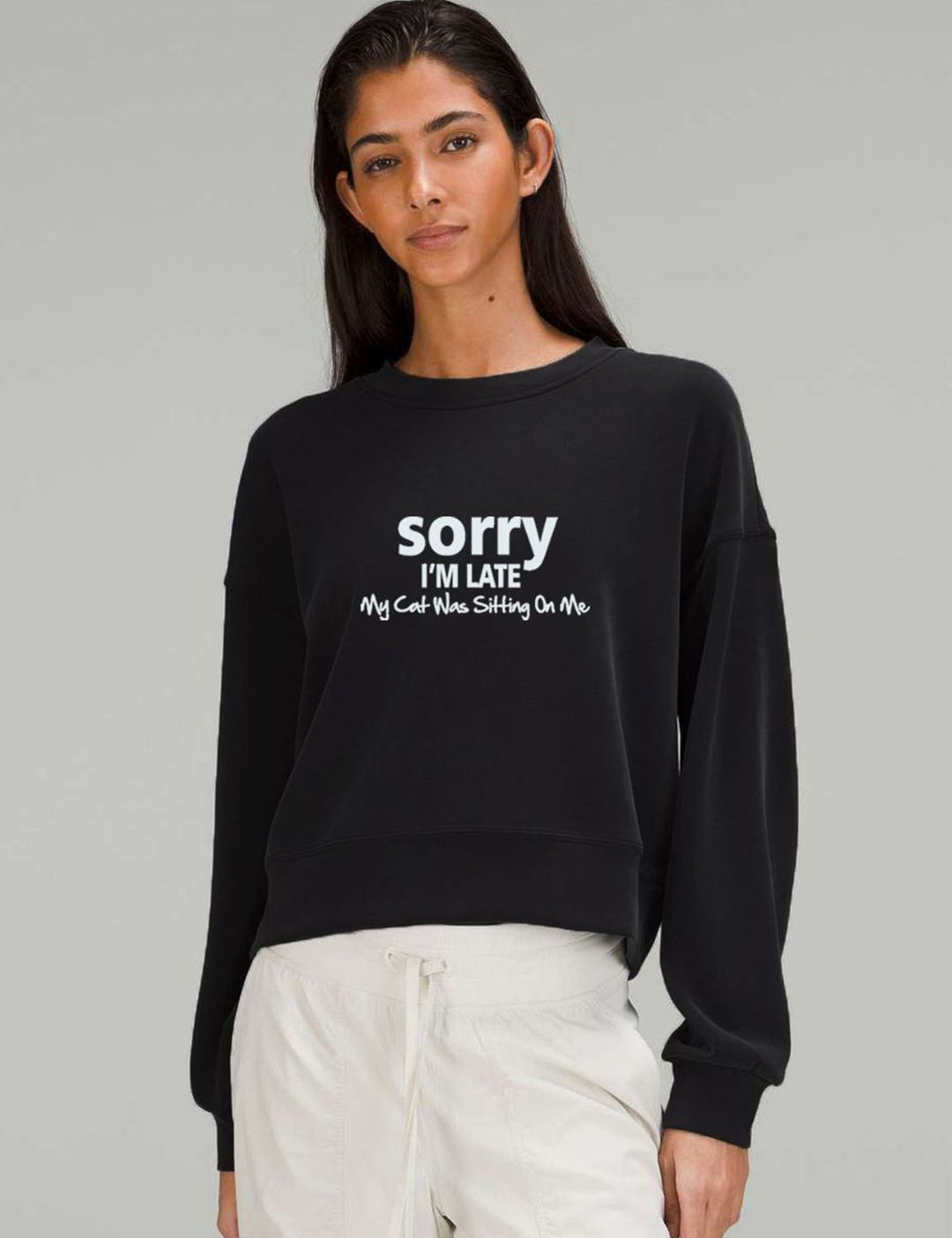 Kotty Women Typography Printed Round Neck Sweatshirt