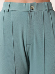 Kotty Relaxed-Fit Round Neck Crop-Top With Trousers Co-Ords

